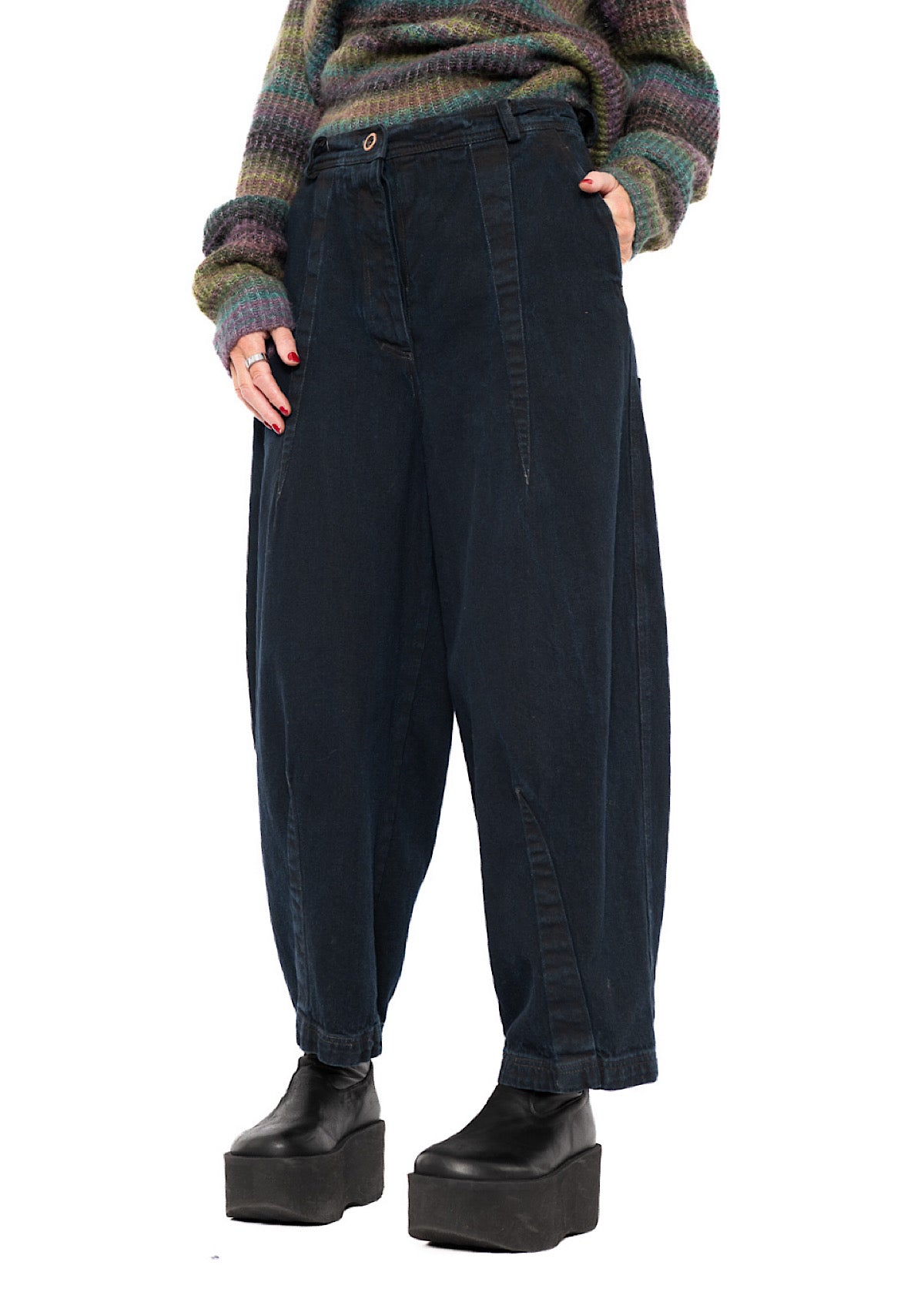 DENIM BALLOON TROUSER