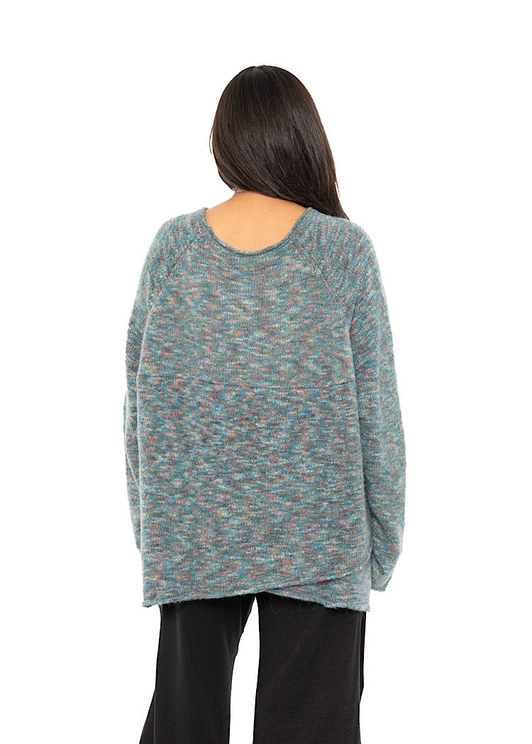 MÉLANGE KNITTED PULLOVER