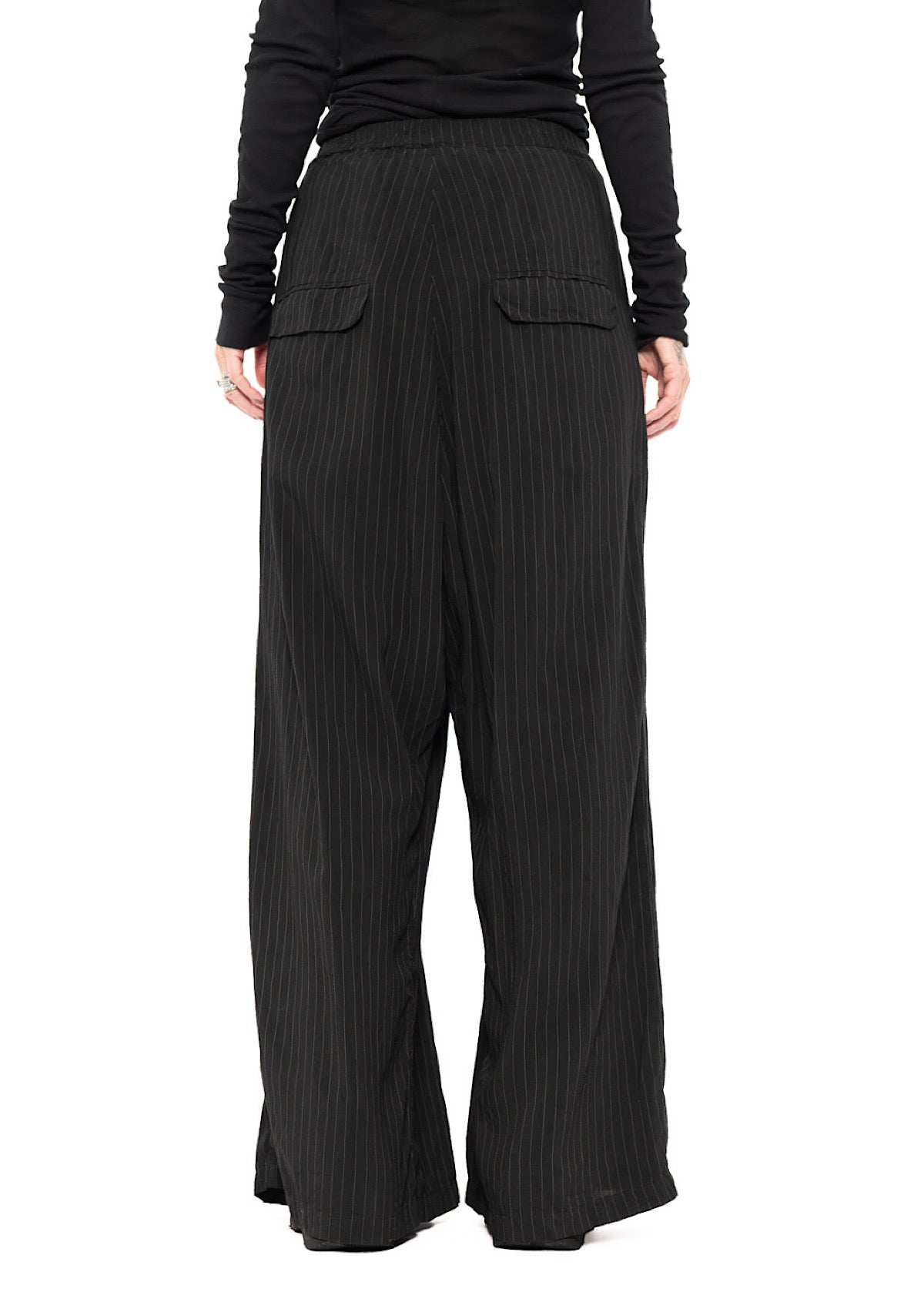 FLUID PINSTRIPE PALAZZO TROUSER