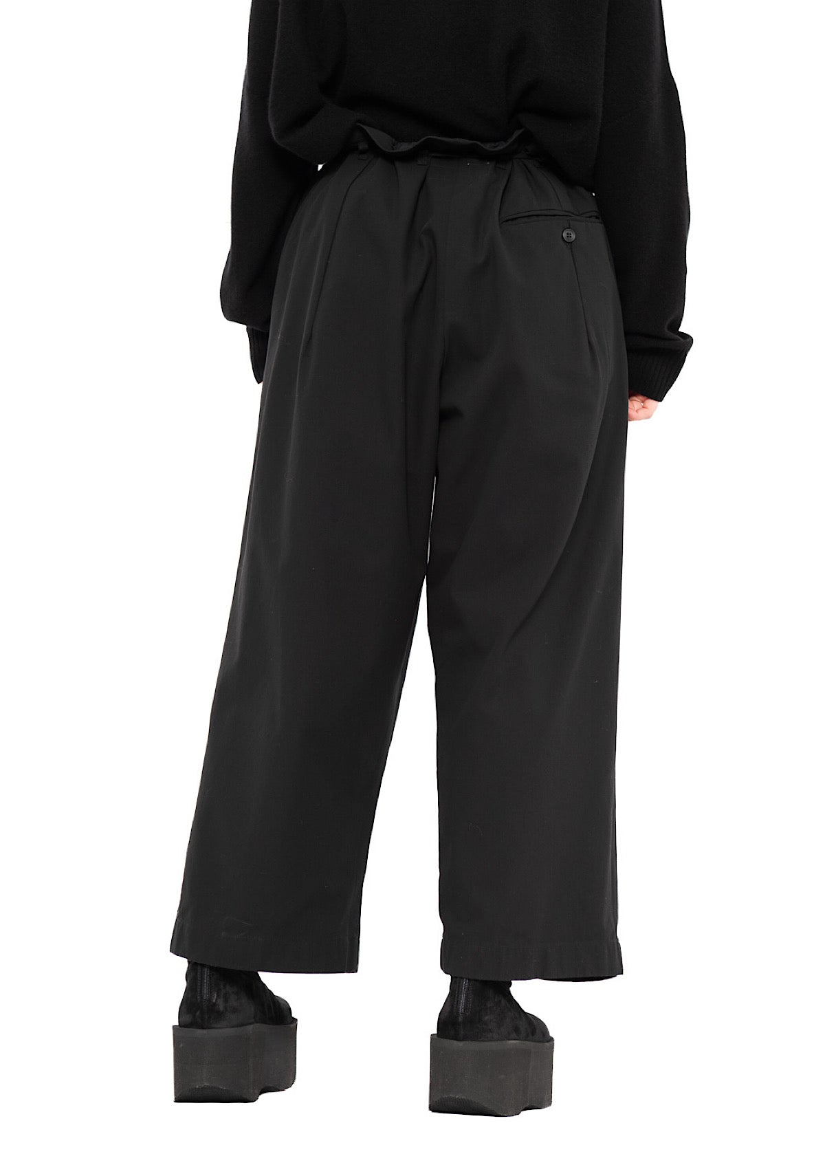 STRAIGHT LEG COTTON TROUSER
