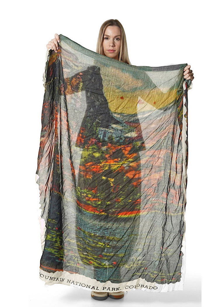 LANDSCAPE PRINT SCARF