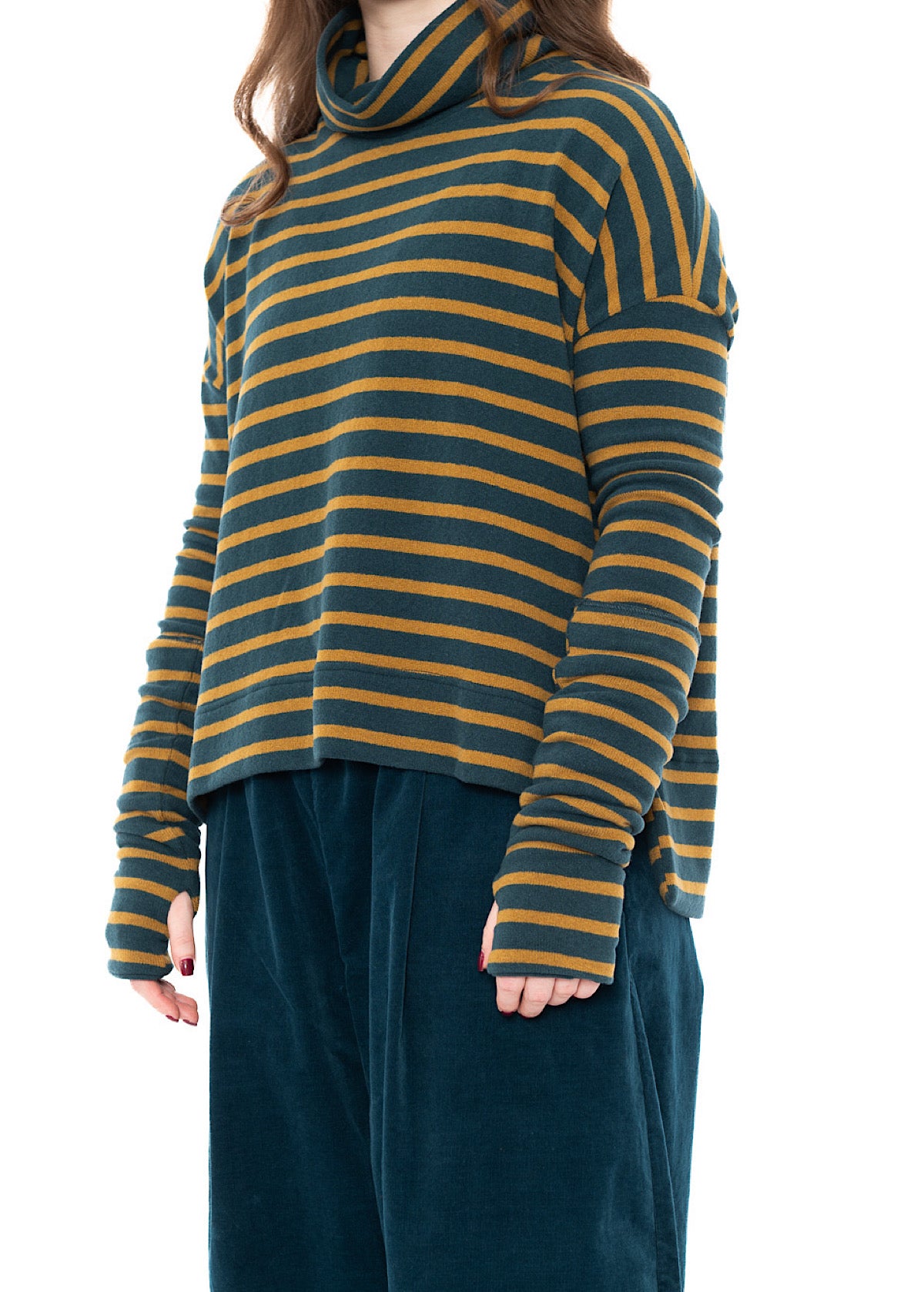 STRIPED SIGNATURE COTTO CUFF