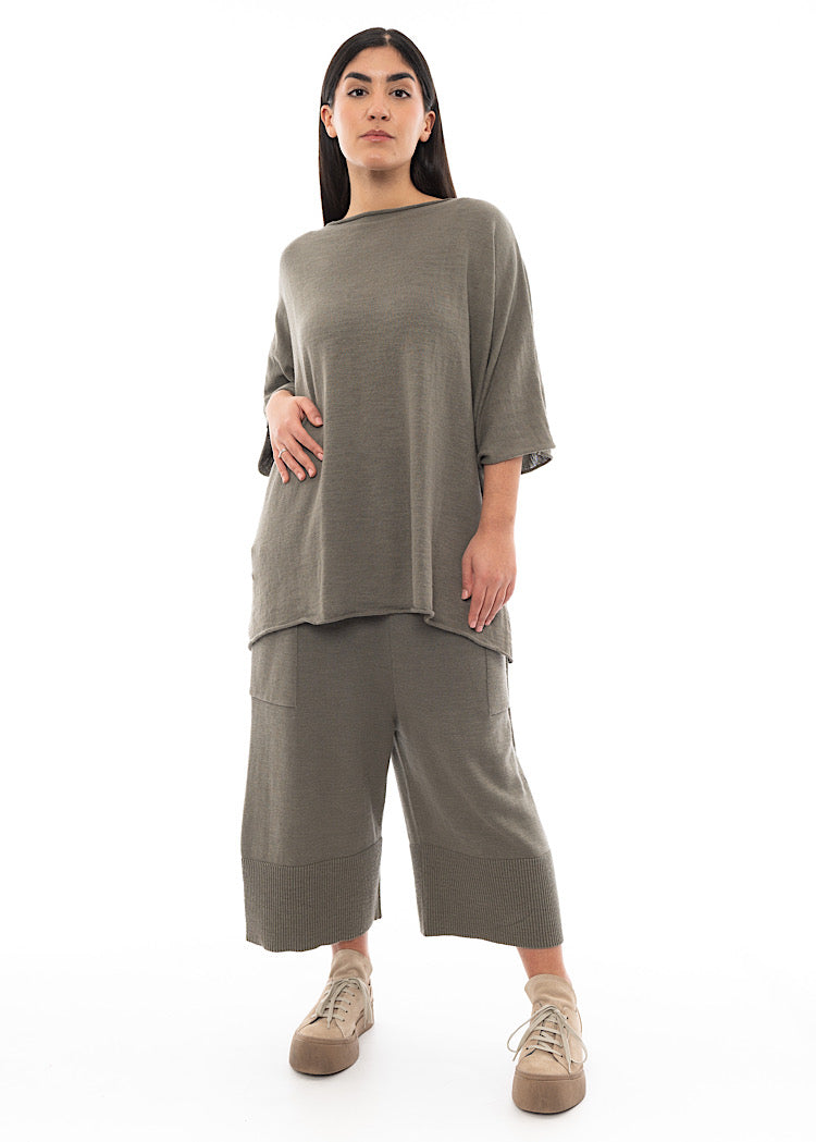 SORT AARHUS ELSA KNITTED TUNIC