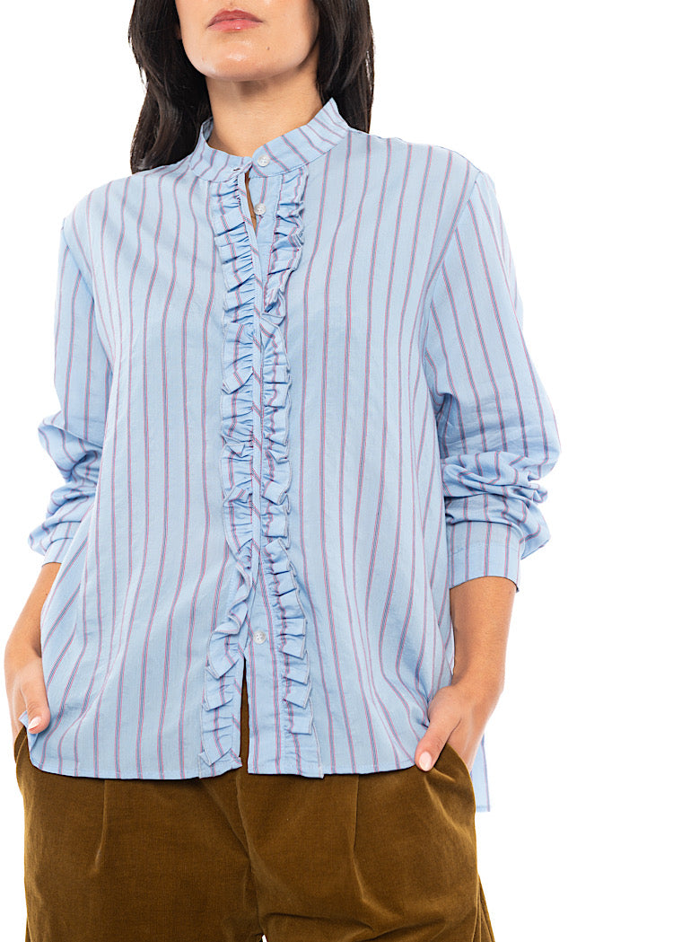 PINSTRIPE AMELIA L SHIRT