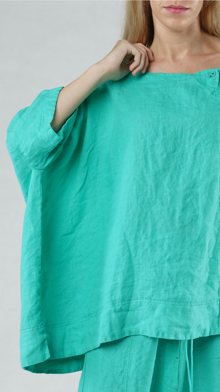 PRE-ORDER RUNDHOLZ BLACK LABEL TOP *OFF WHITE* (Shown in AQUA)