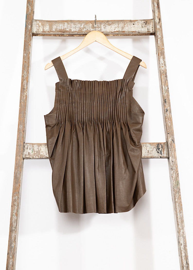 PRE-LOVED ANNETTE GÖRTZ ALO LEATHER TOP