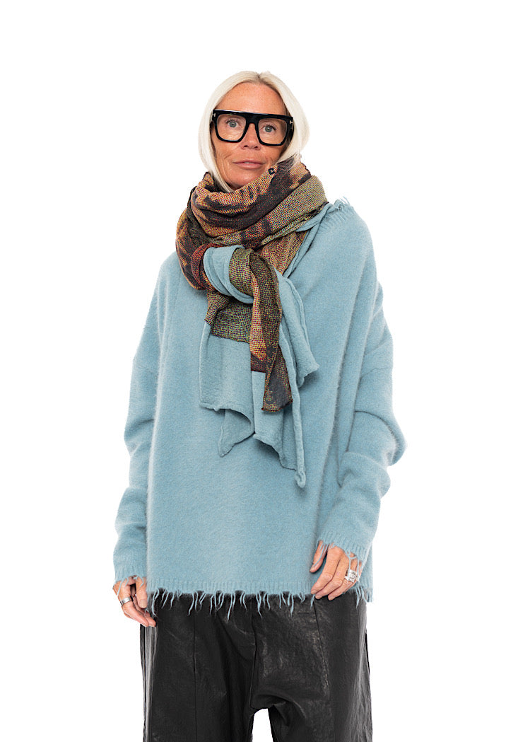 RUNDHOLZ DIP 1/2 SHARER KNITTED SCARF