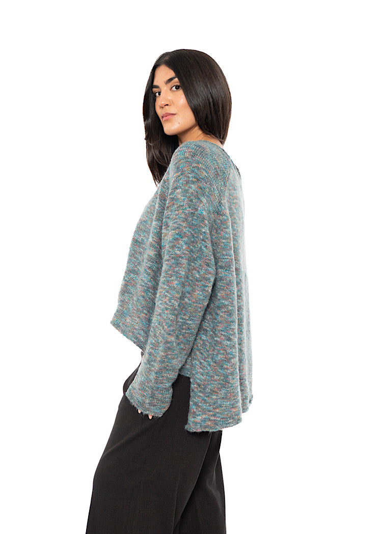 MÉLANGE KNITTED PULLOVER