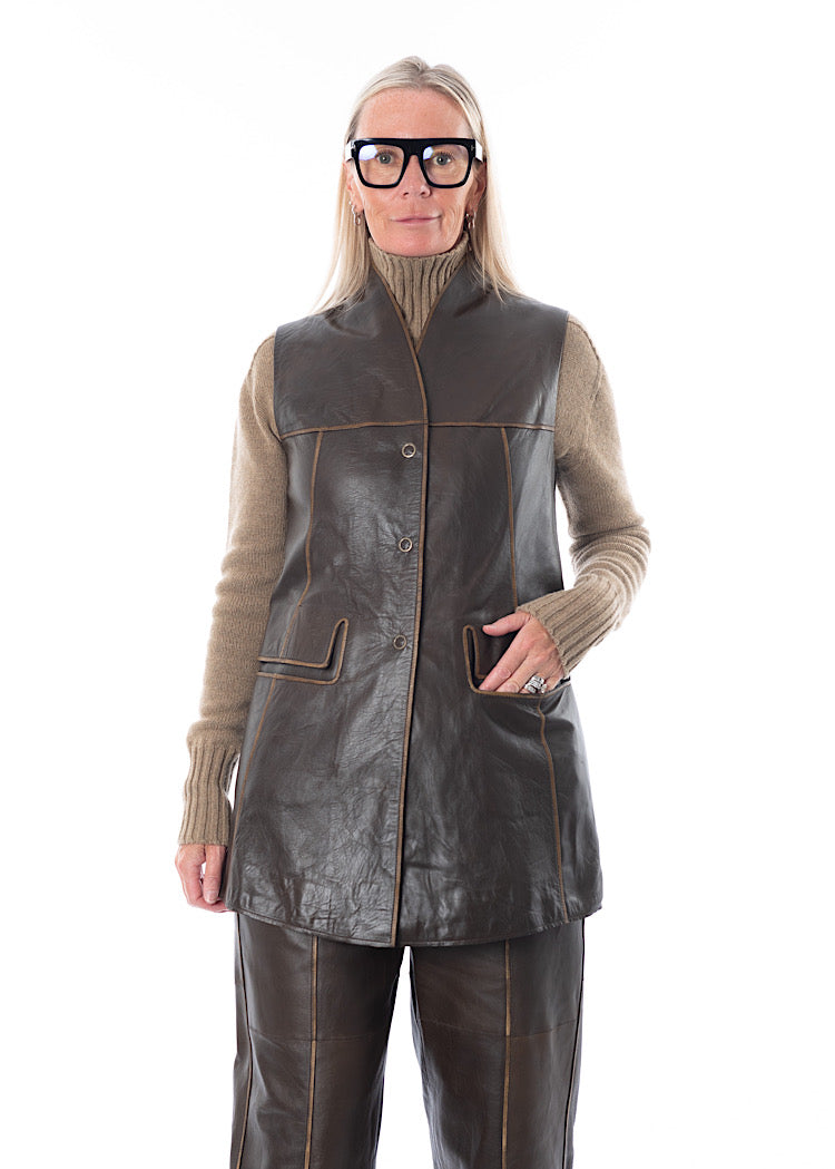 ANNETTE GÖRTZ BLITZ LEATHER GILET