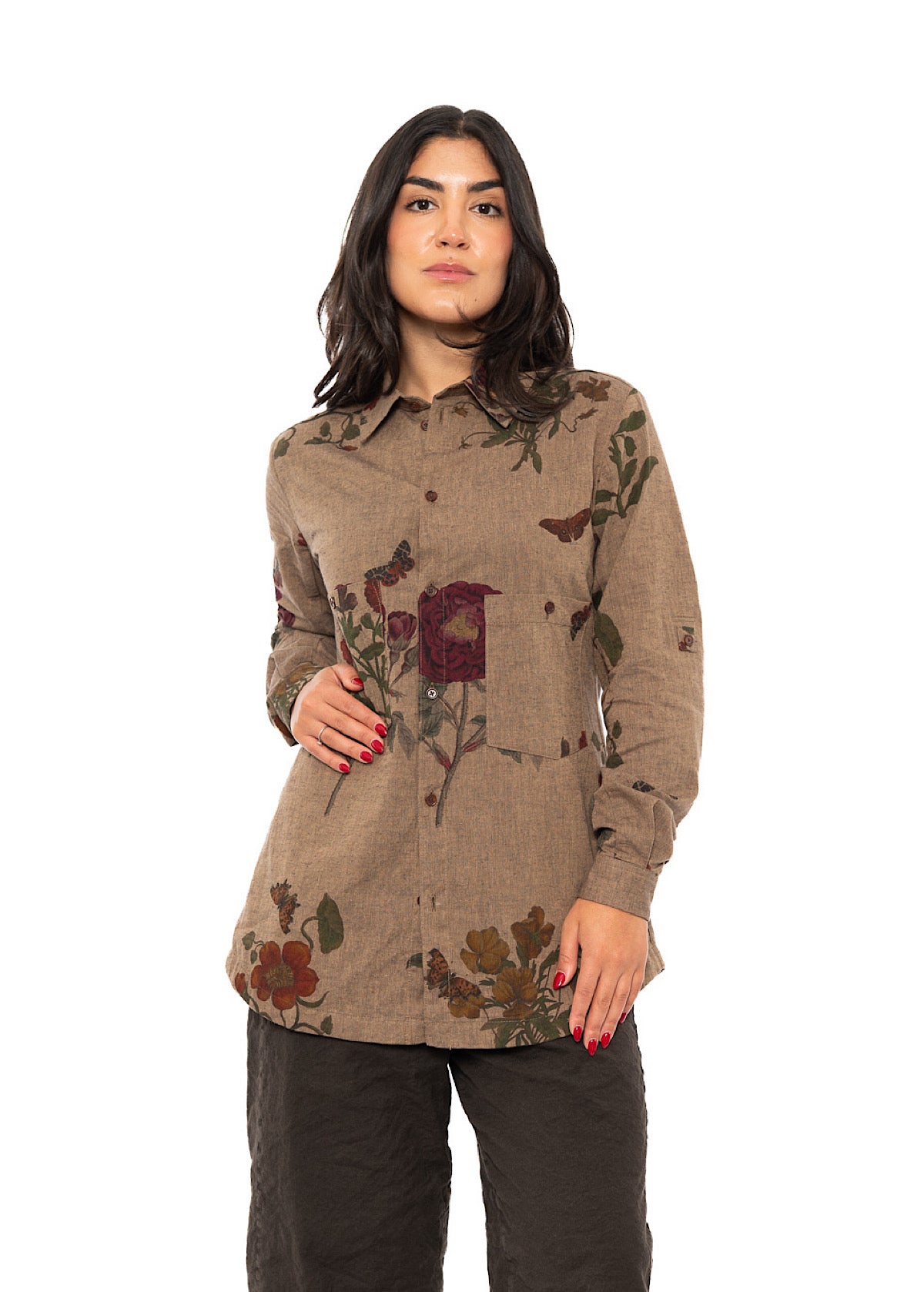 BOTANICAL PRINTED SHIRT