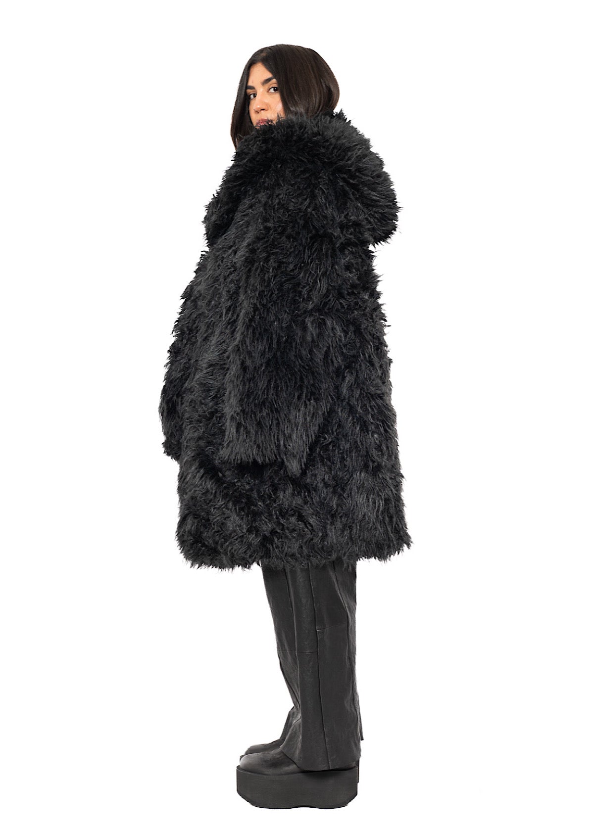 STATEMENT FAUX FUR COAT