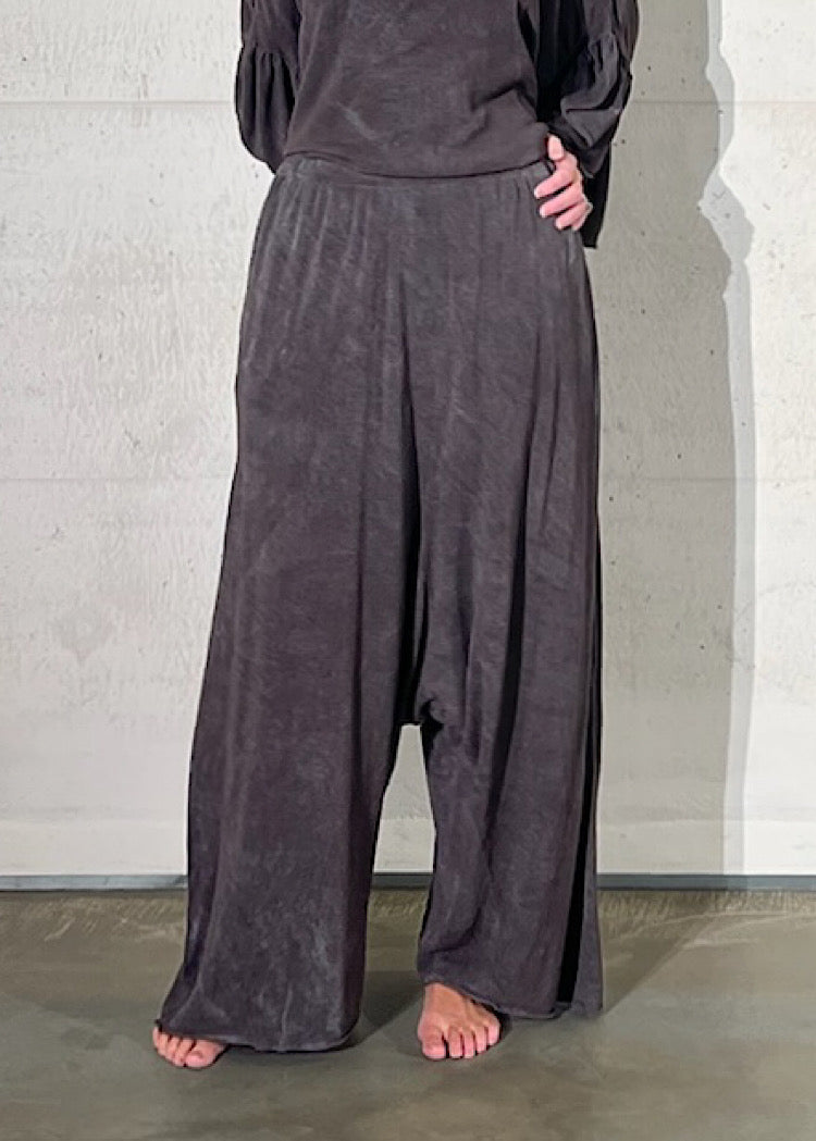 PRE-ORDER RUNDHOLZ DIP KNITTED TROUSER *LINEN FOG* (Shown in AMBER FOG)