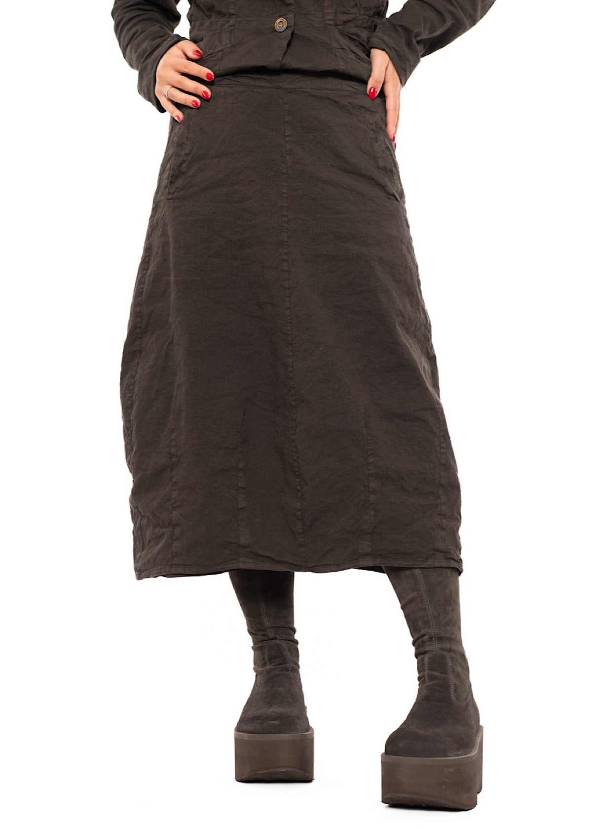 COTTON-TWILL JULIETTE SKIRT