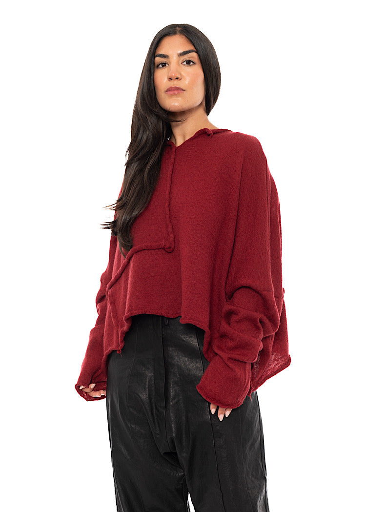 BOILED WOOL KNITTED PULLOVER