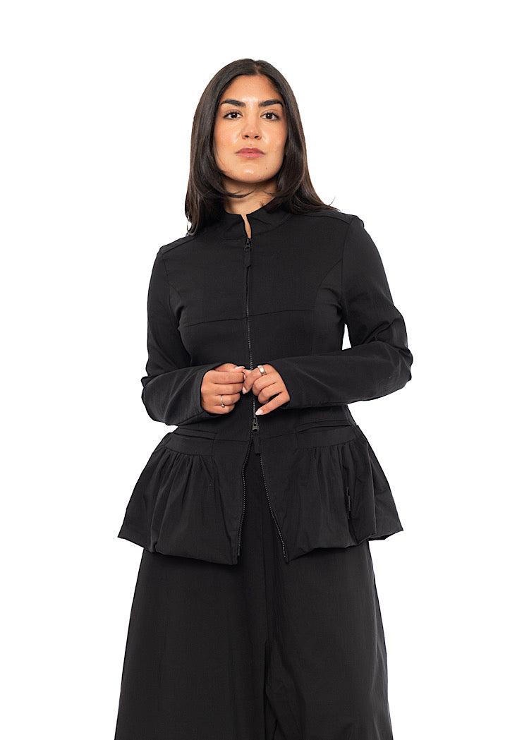 FITTED ZIP-UP JACKET