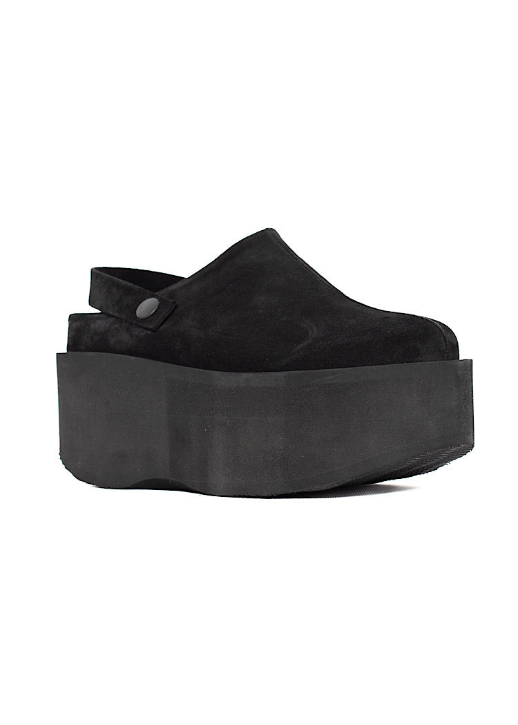 SUEDE PLATFORM CLOG