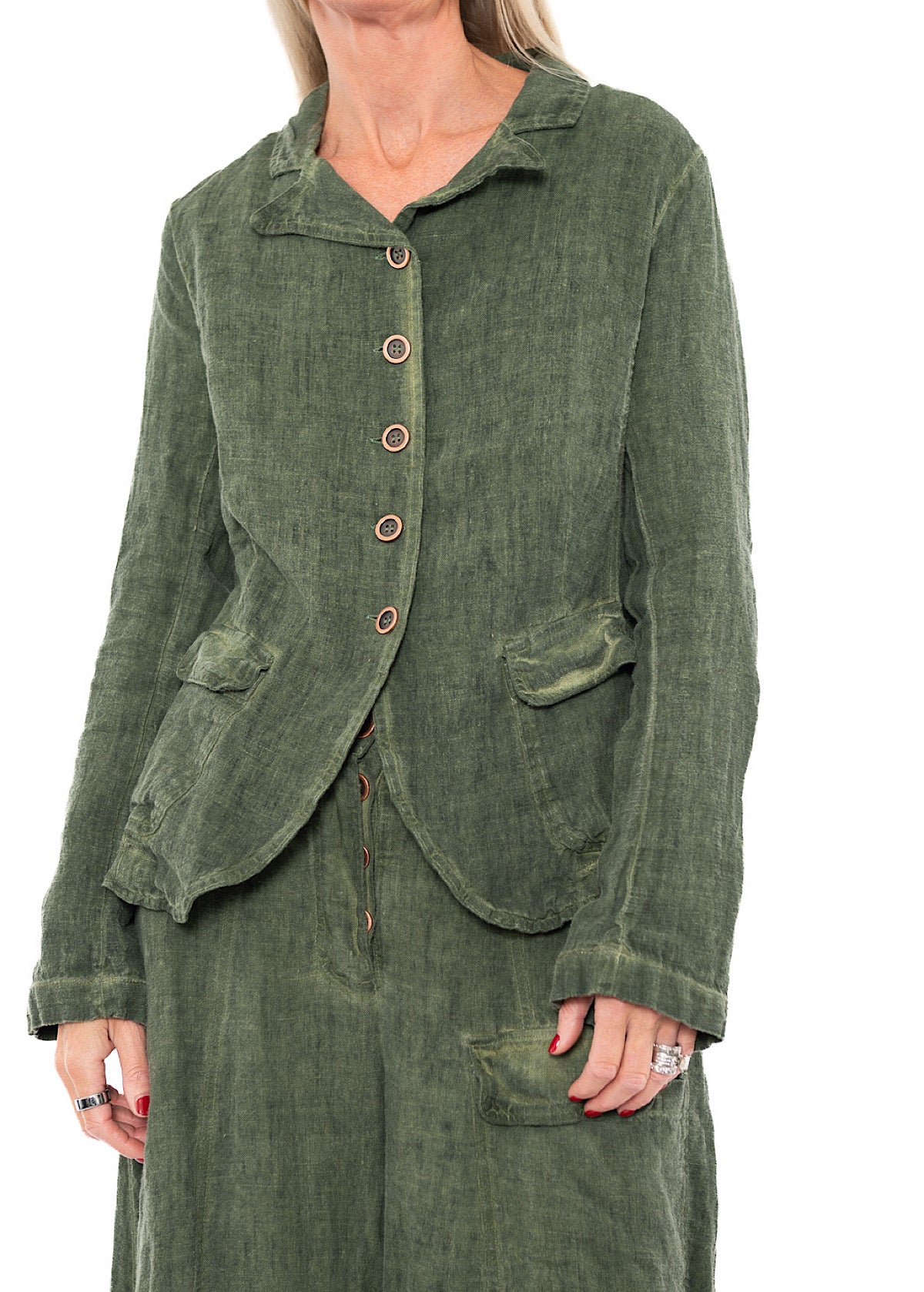 WINTER LINEN TAILORED JACKET