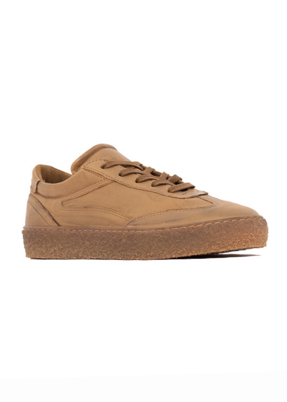 LEATHER LOW-TOP TRAINER