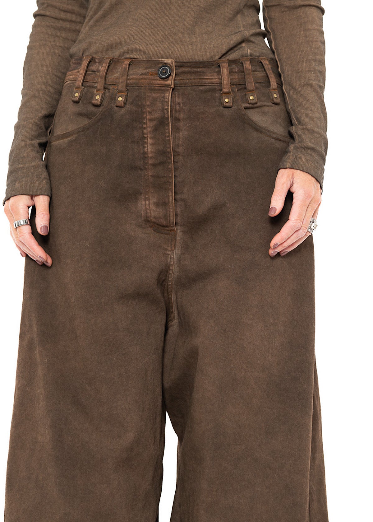 SIGNATURE BALLOON DENIM TROUSER