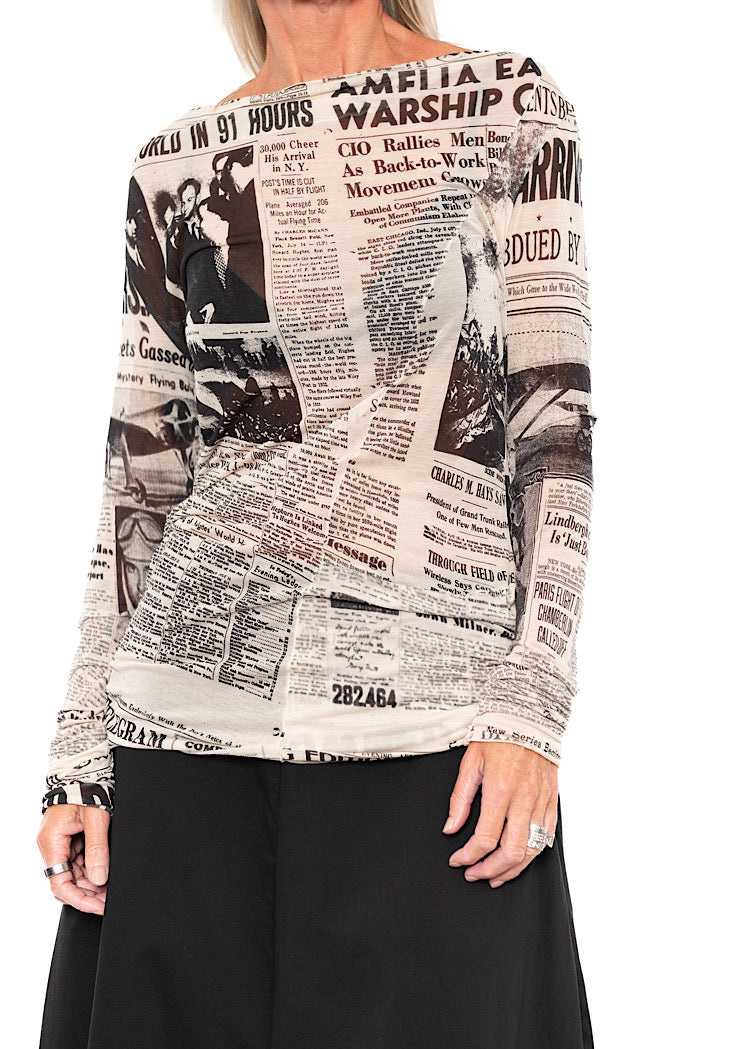 RUNDHOLZ DIP LONG SLEEVE T-SHIRT