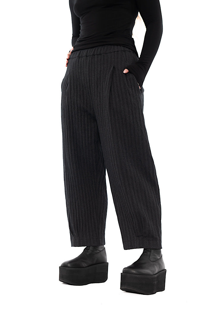 RIBBED BIANCO B TROUSER