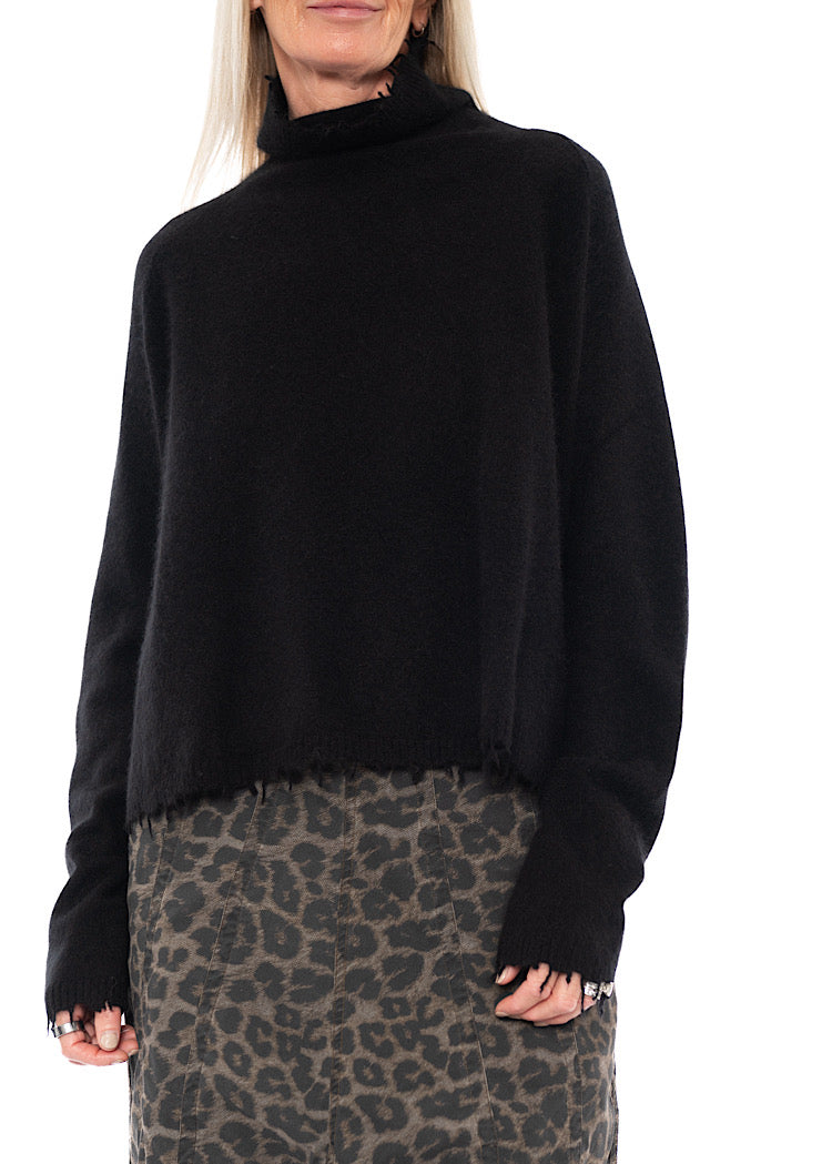 SIGNATURE MERINO RACCOON KNIT