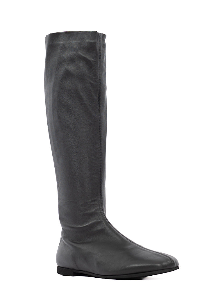 TALL STRETCH LEATHER BOOT