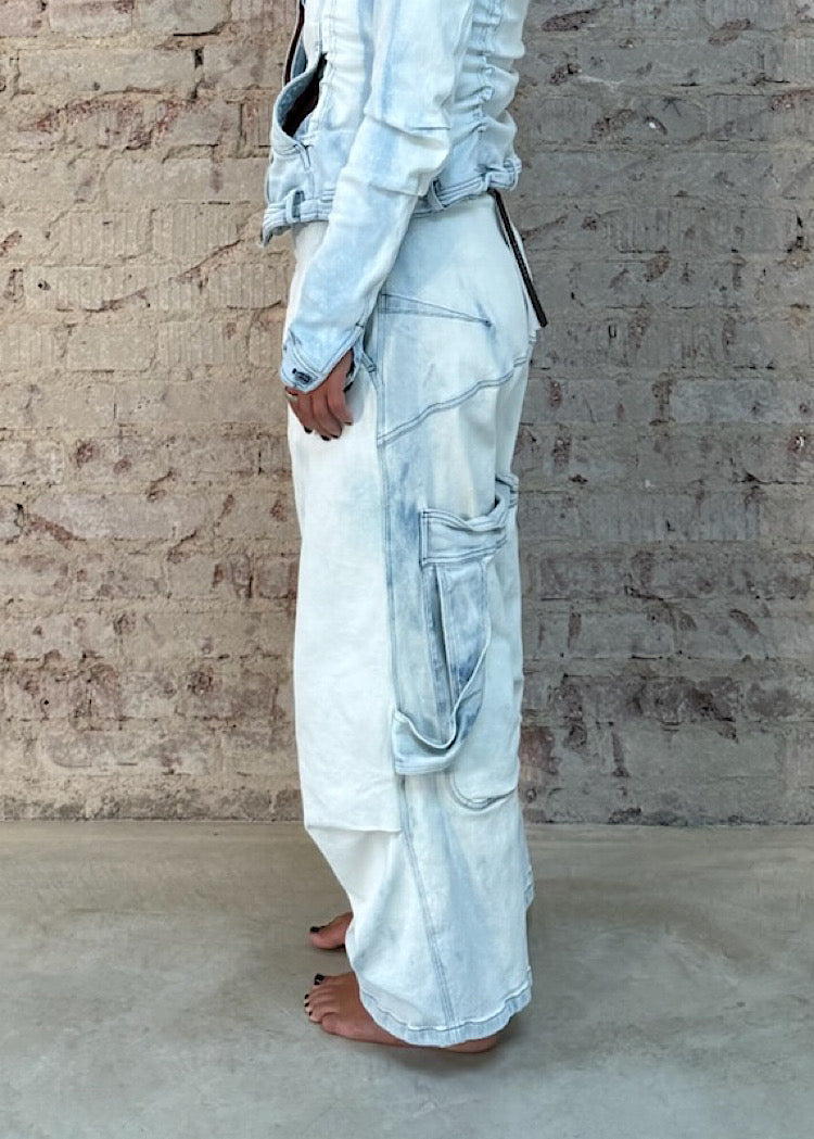 PRE-ORDER RUNDHOLZ MAINLINE TROUSER *INDIGO STONEWASH* (Shown in INDIGO FADED)