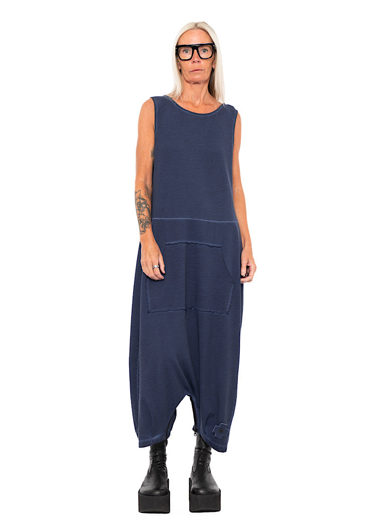 REVERSIBLE DROP-CROTCH OVERALL