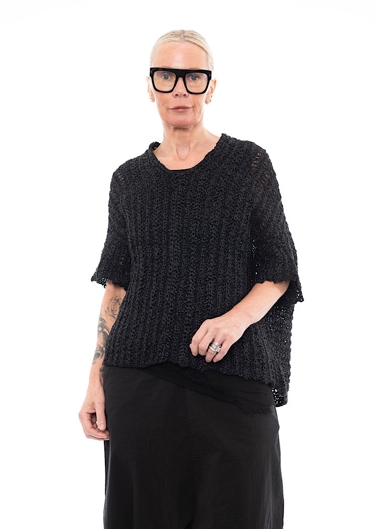 RUNDHOLZ DIP KNITTED PULLOVER