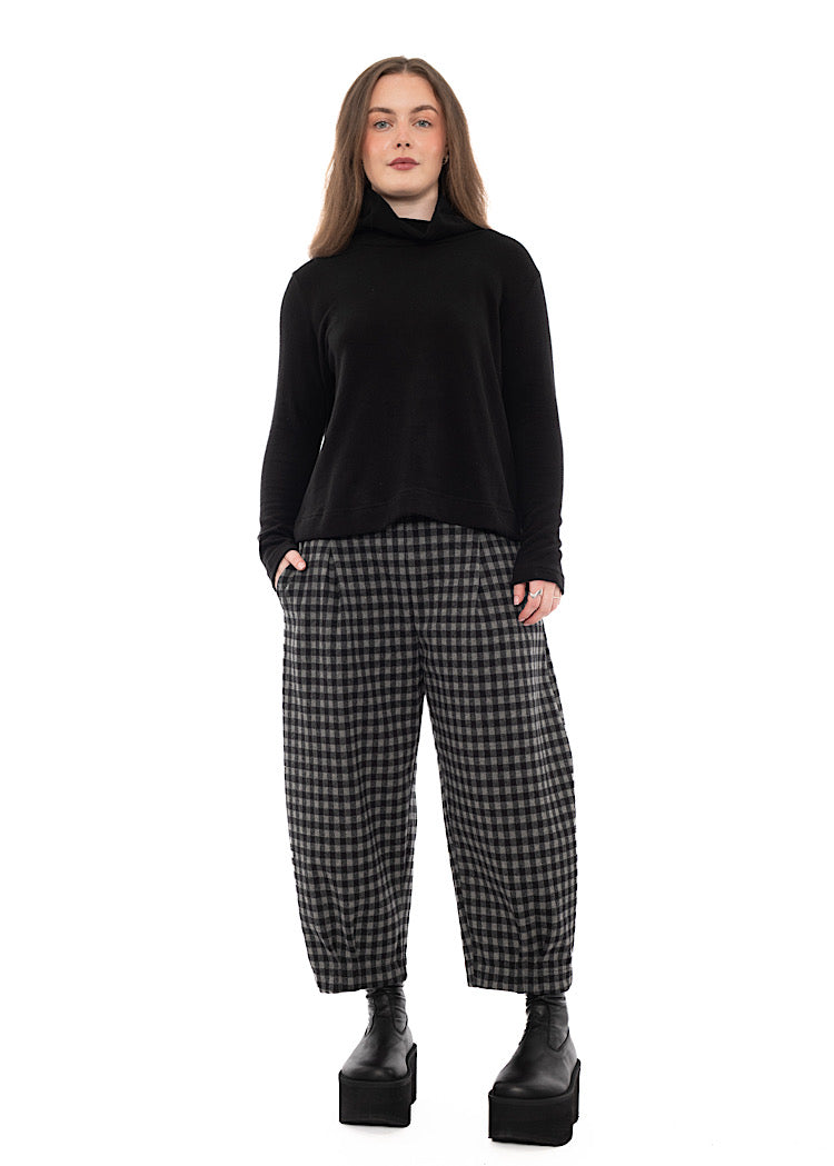 COTTON-FLEECE LYDIA PULLOVER