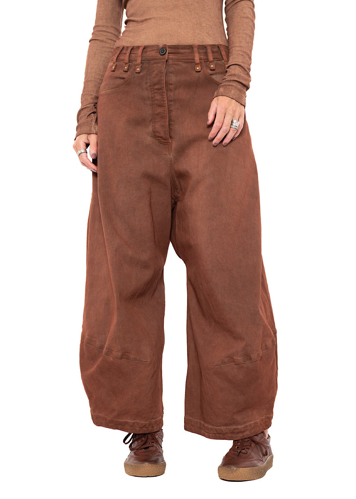 SIGNATURE BALLOON DENIM TROUSER