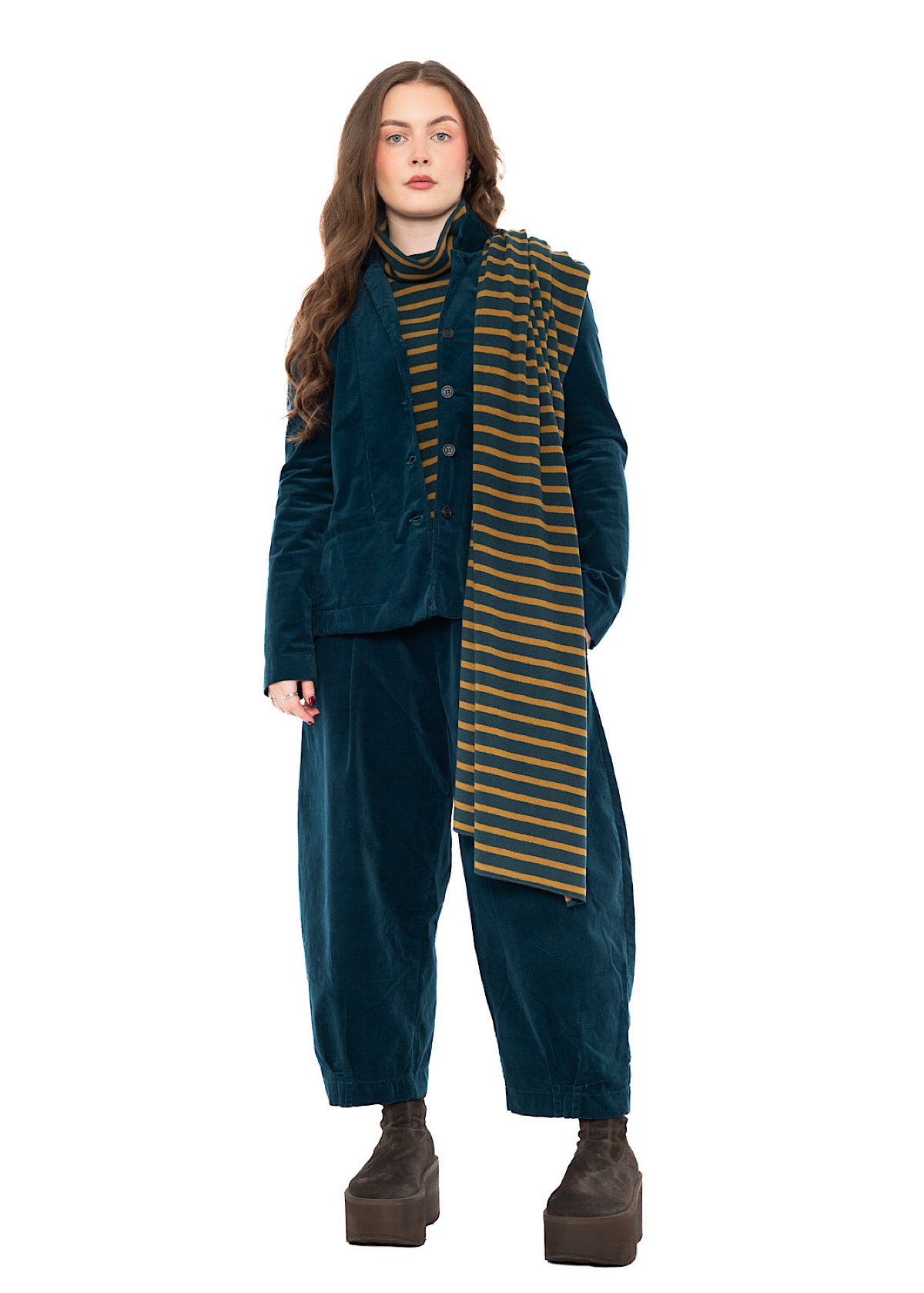 SIGNATURE STRIPED SEGOVIA SCARF