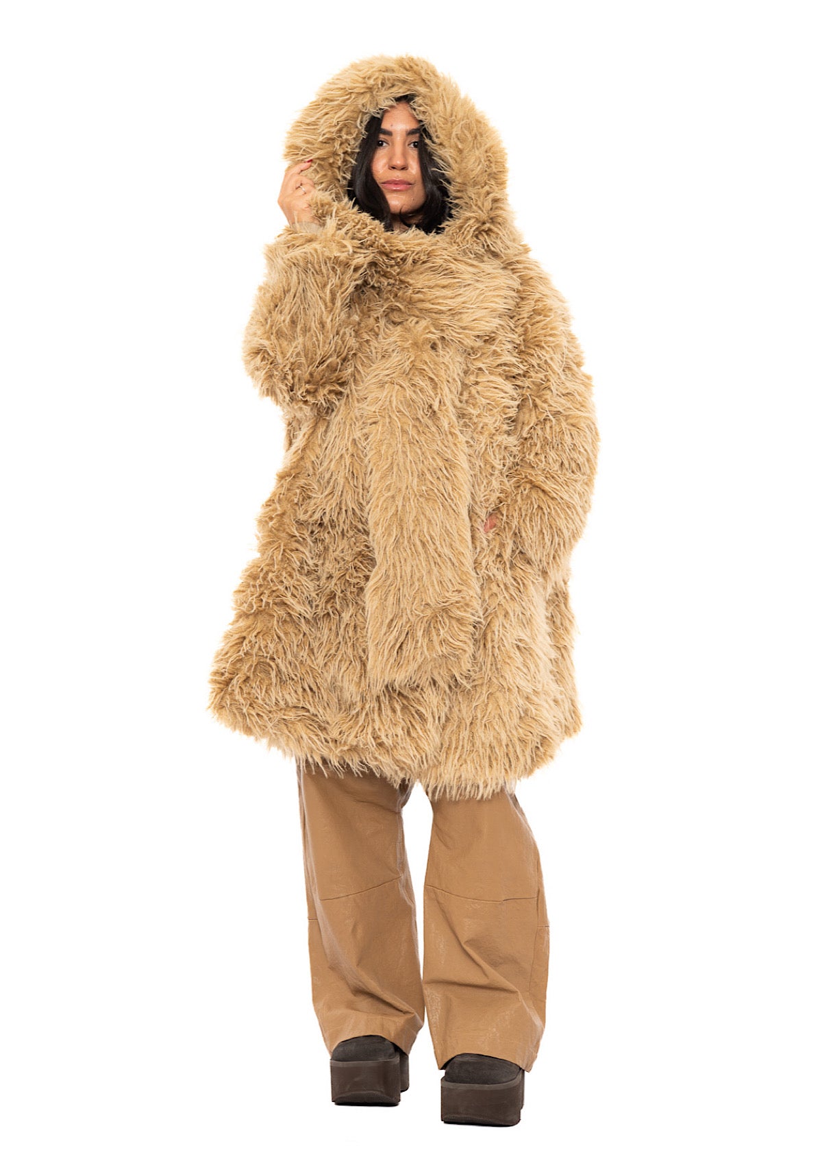 STATEMENT FAUX FUR COAT
