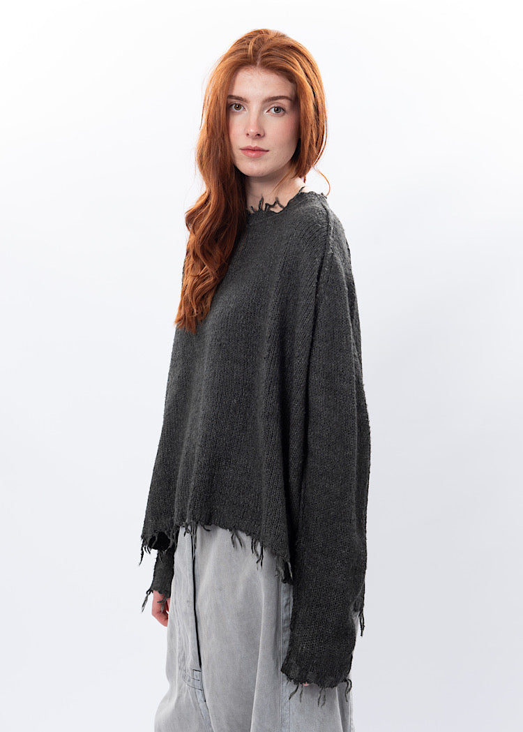 RUNDHOLZ DIP KNITTED PULLOVER