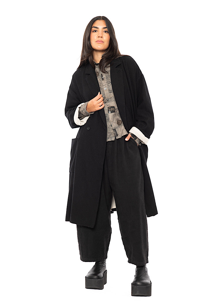 OVERSIZED TWEED COAT