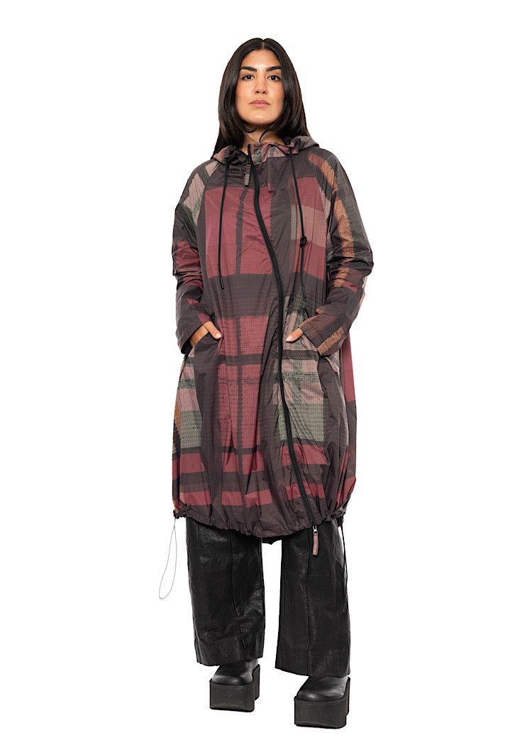 HERITAGE CHECK TECHNICAL RAIN COAT