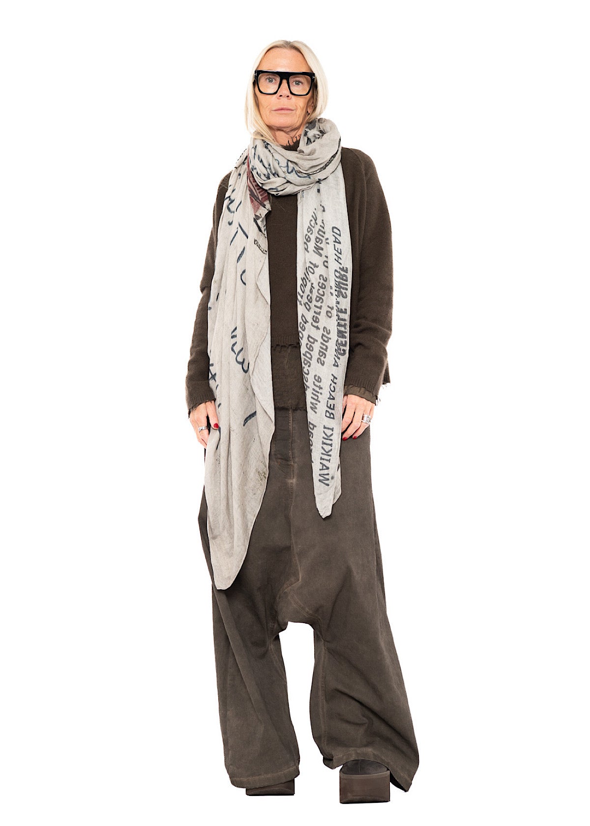 RUNDHOLZ DIP SCARF (BACKSIDE PRINT)