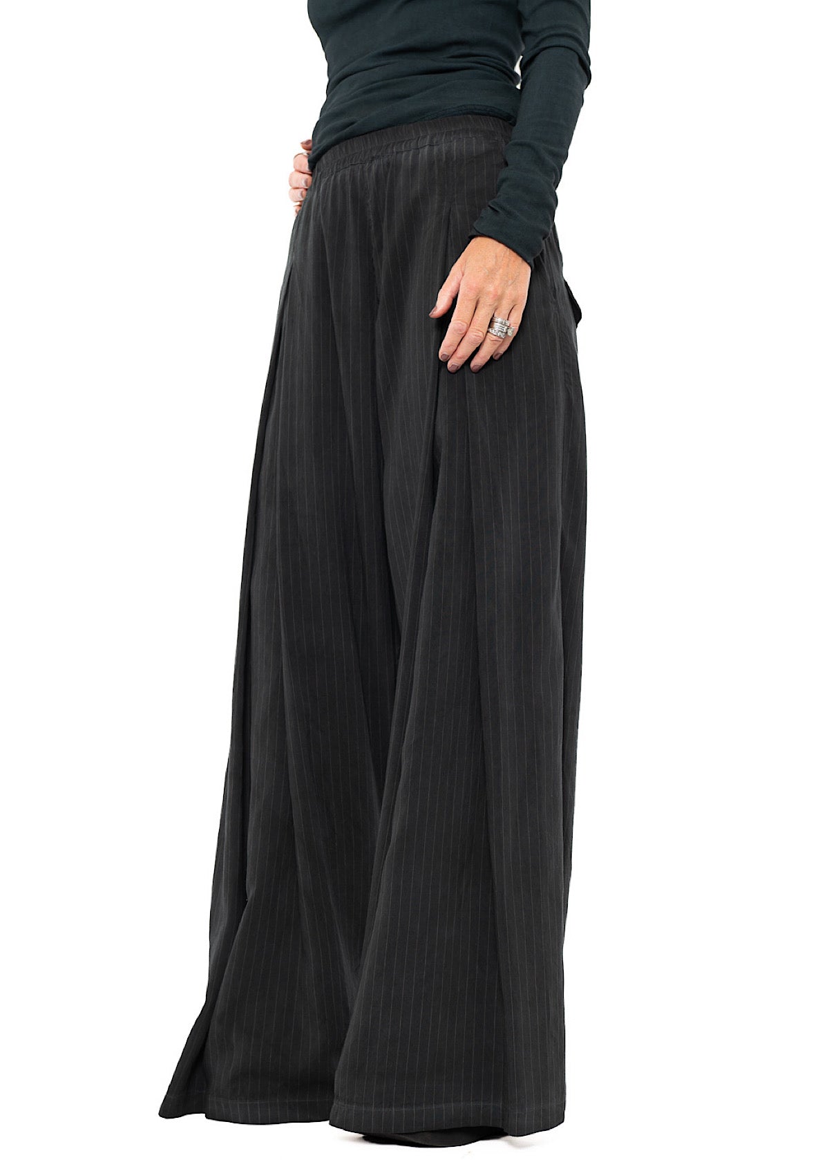 FLUID PINSTRIPE PALAZZO TROUSER