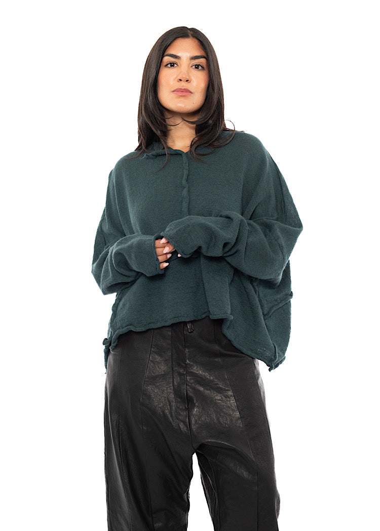 BOILED WOOL KNITTED PULLOVER