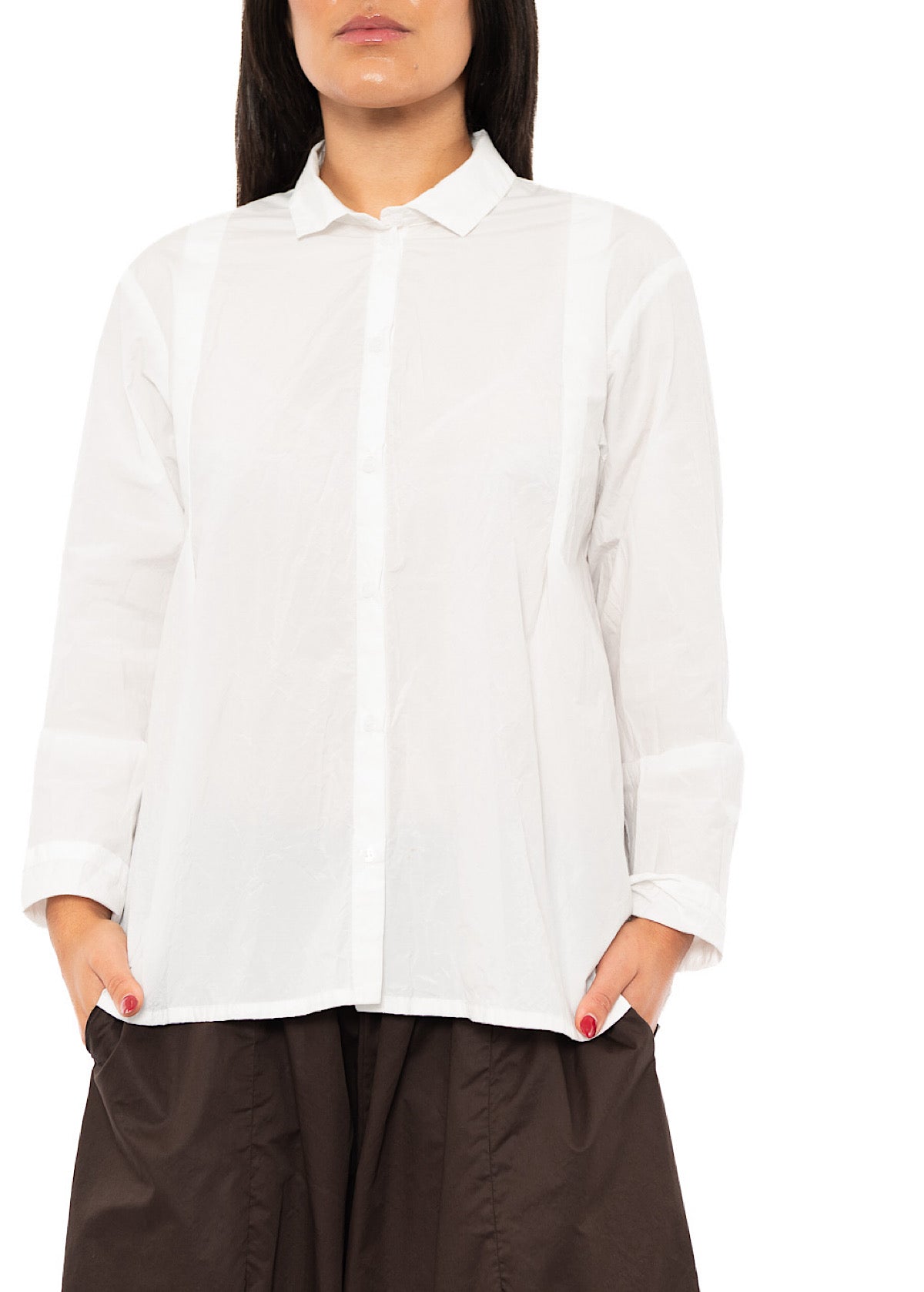 CRINKLE COTTON SHIRT