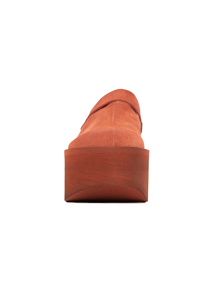 SUEDE PLATFORM CLOG