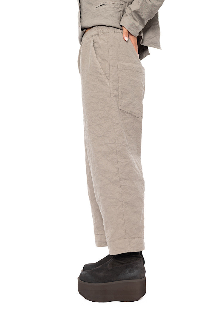 SIGNATURE CRINKLE STRAIGHT LEG TROUSER