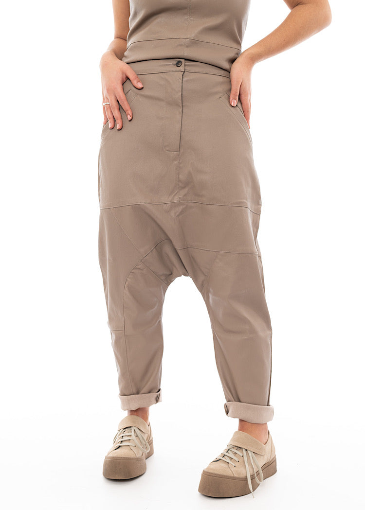 SORT AARHUS ALMIRA LEATHER TROUSER