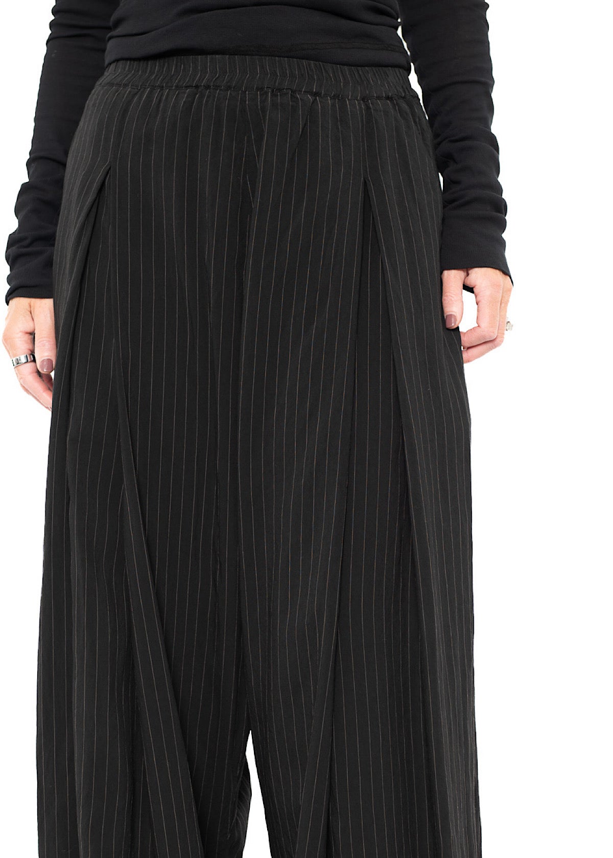 FLUID PINSTRIPE PALAZZO TROUSER