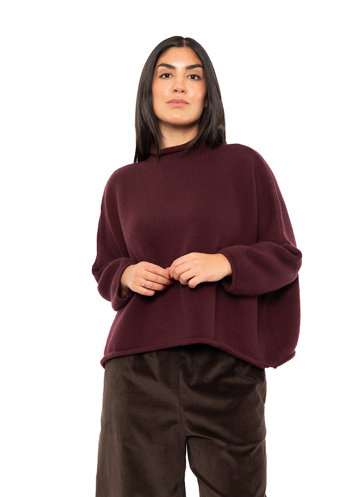RELAXED CASHMERE BLEND FERRUCCIO PULLOVER