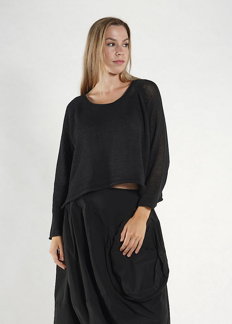 PRE-ORDER RUNDHOLZ BLACK LABEL PULLOVER *OFF WHITE* (Shown in BLACK)