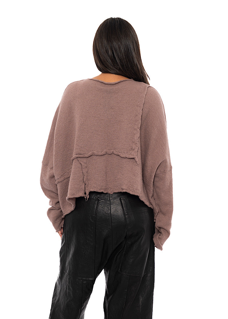 BOILED WOOL KNITTED PULLOVER