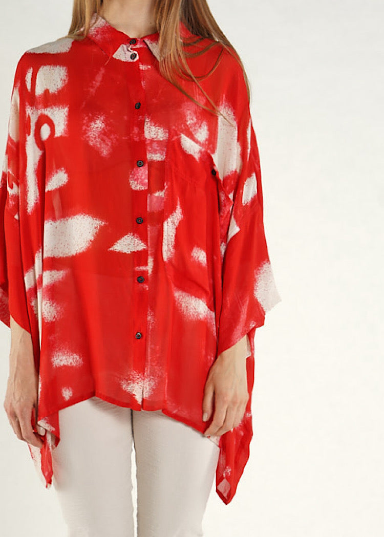 PRE-ORDER RUNDHOLZ MAINLINE SHIRT *BLACK PRINT* (Shown in KETCHUP PRINT)
