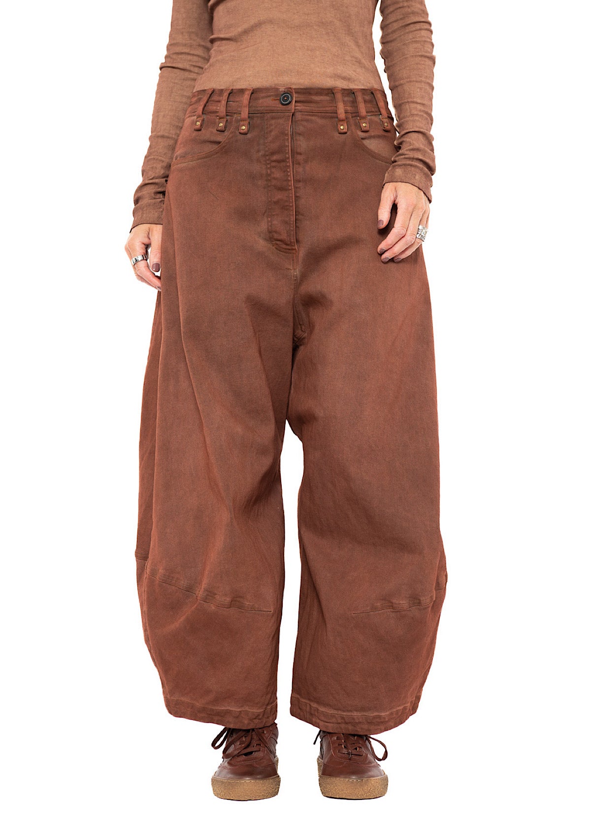 SIGNATURE BALLOON DENIM TROUSER